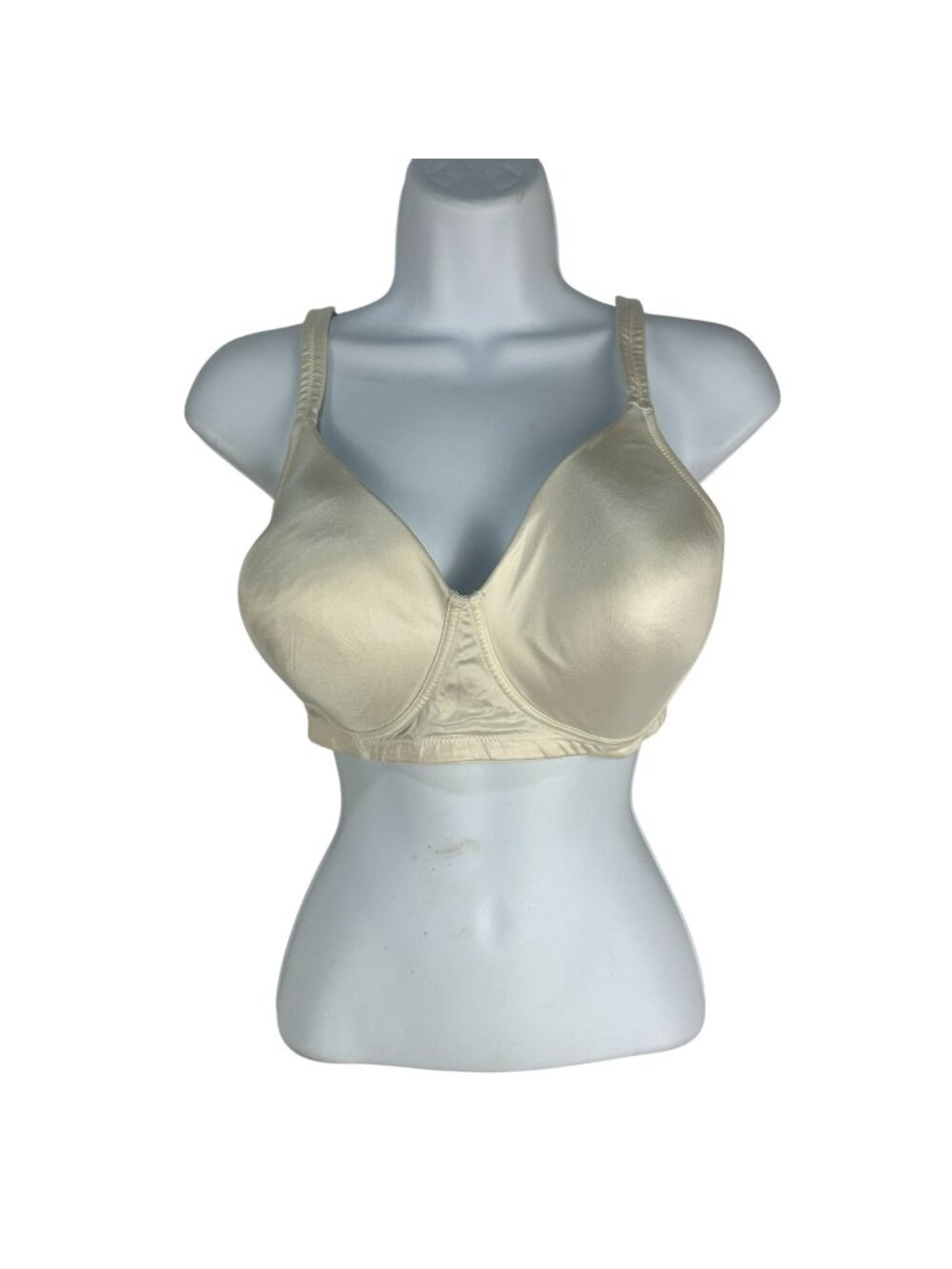 Playtex 4738 Womens Full Coverage Underwire Bra 36D Beige Adjustable Straps
